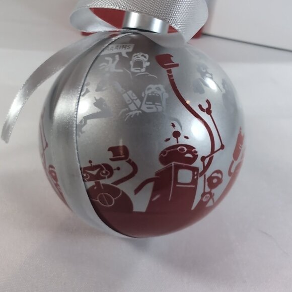 ThinkGeek 2010 Ornament Zombies Robots 3" Christmas Ribbon Box Brains Gift - Picture 4 of 16